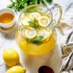 3 Ingredient Fresh Honey Sweetened Lemonade Recipe