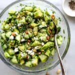 Smashed Cucumber Salad with Feta and Dill Recipe