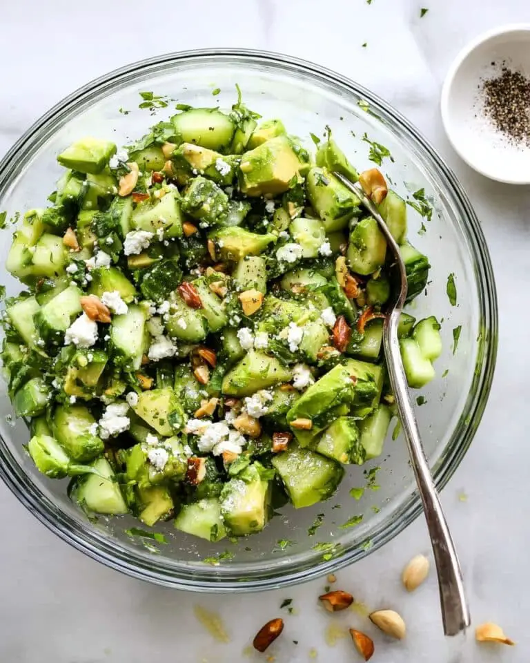 Smashed Cucumber Salad with Feta and Dill Recipe