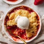 Strawberry Rhubarb Cobbler Recipe