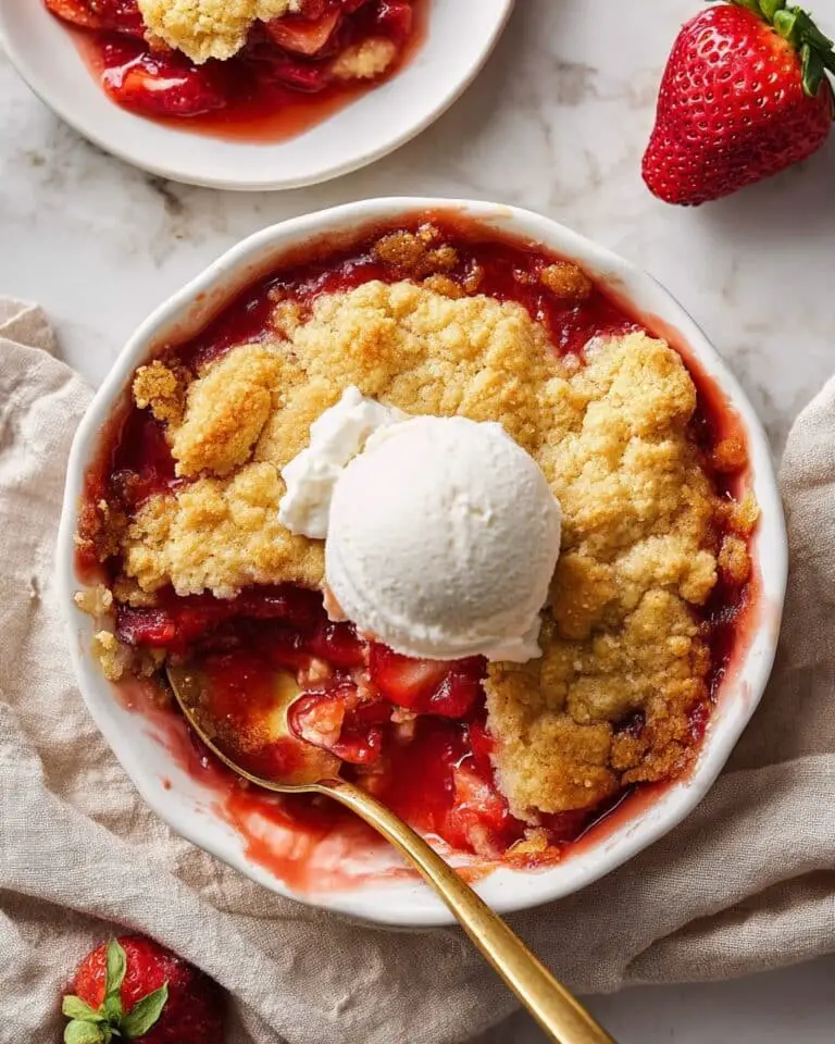 Strawberry Rhubarb Cobbler Recipe