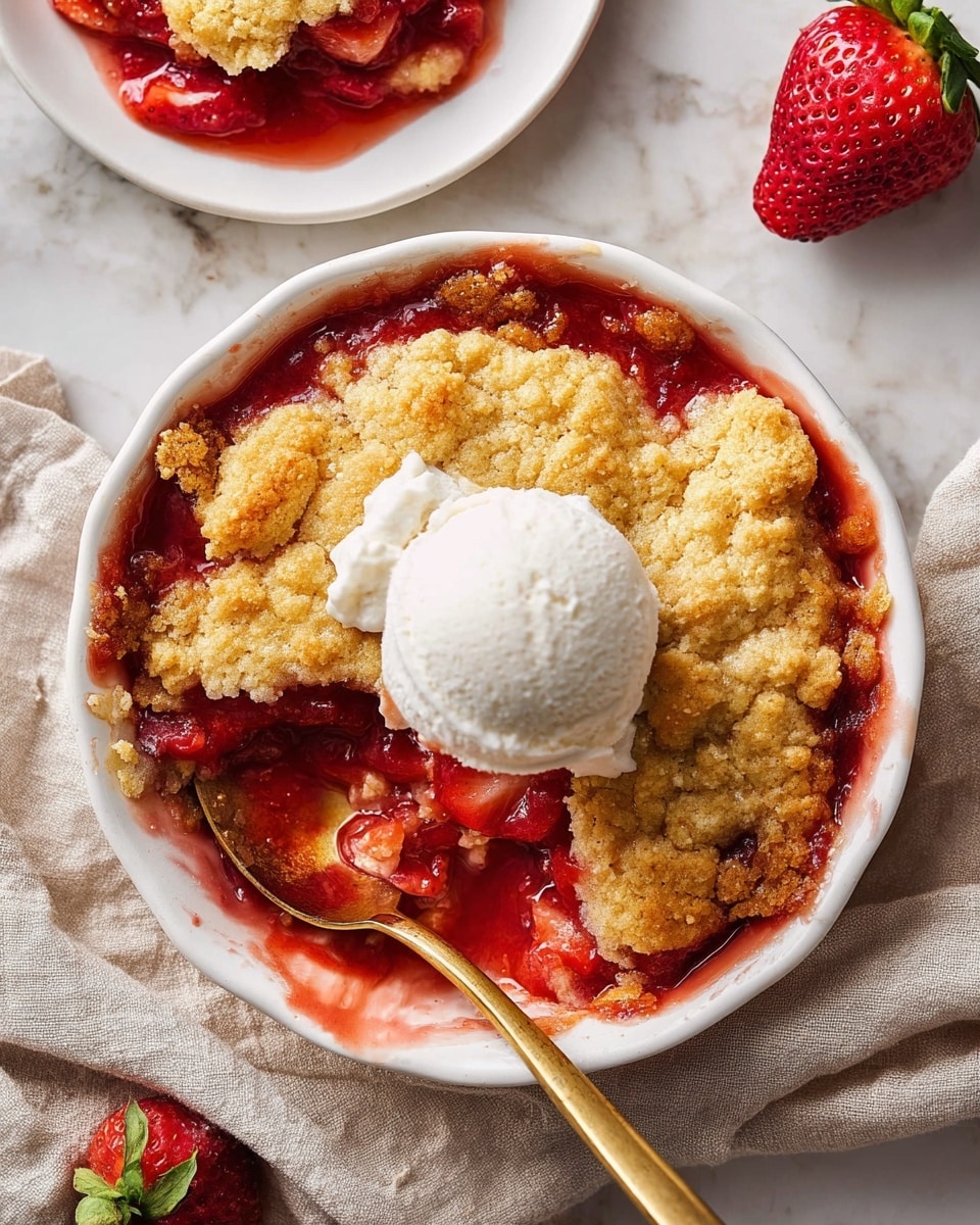 Strawberry Rhubarb Cobbler Recipe