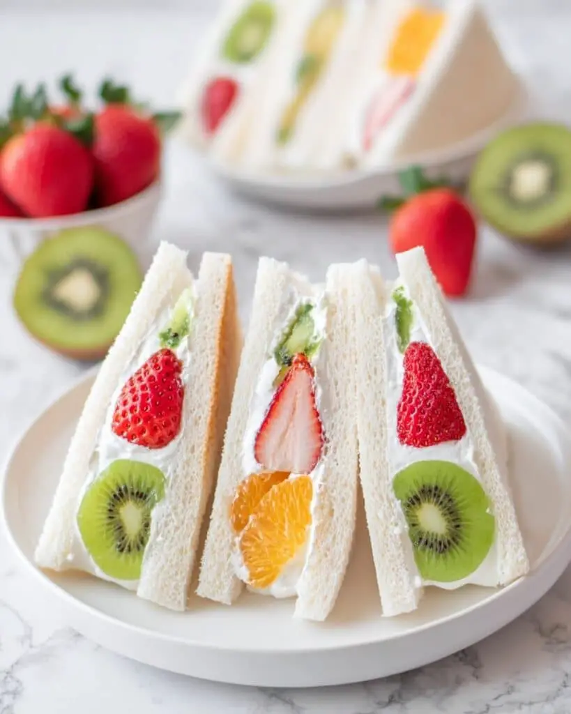 Japanese Fruit Sandwiches Recipe