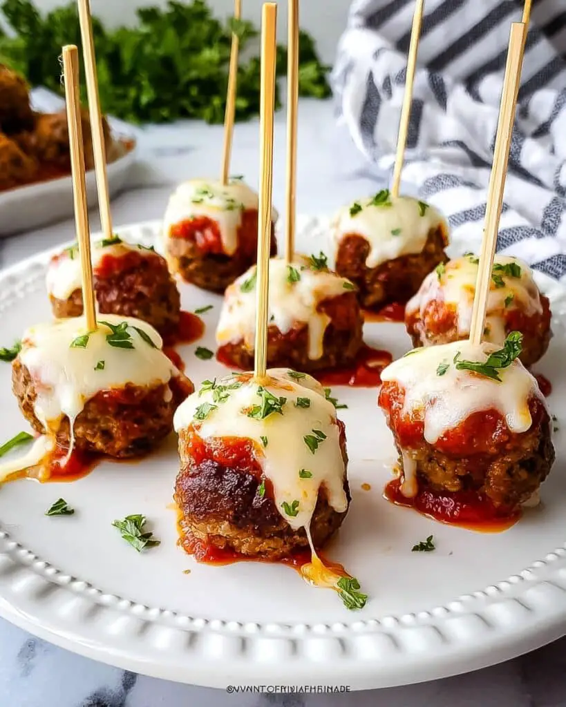 Marinara Meatballs with Melty Mozzarella Recipe