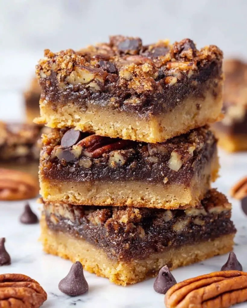 Chocolate Pecan Pie Bars Recipe