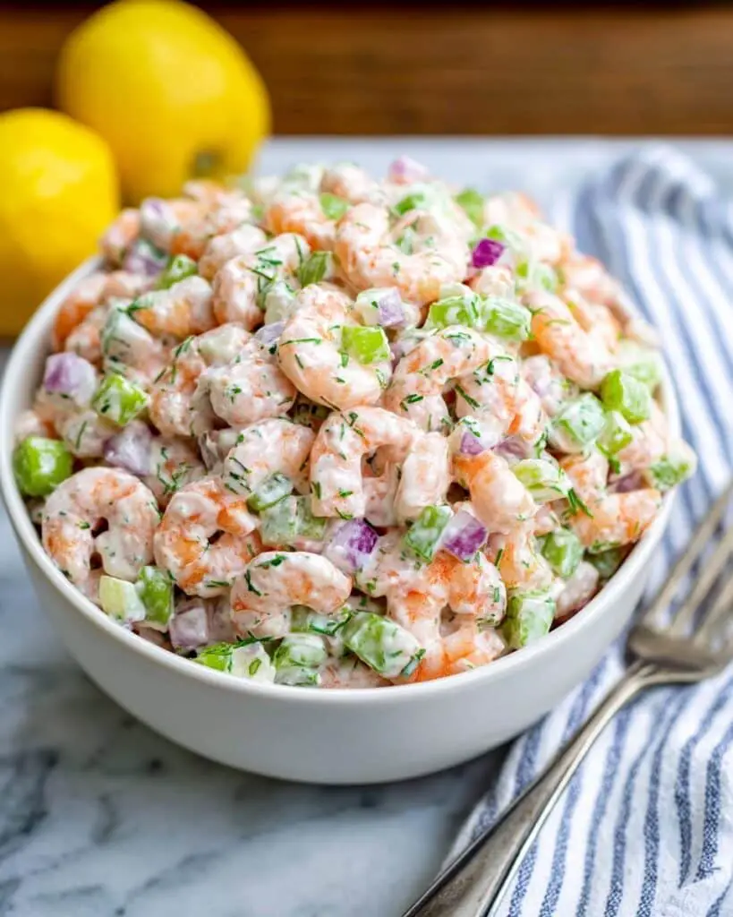 Shrimp Salad with Lemon, Dill, and Mayonnaise Recipe