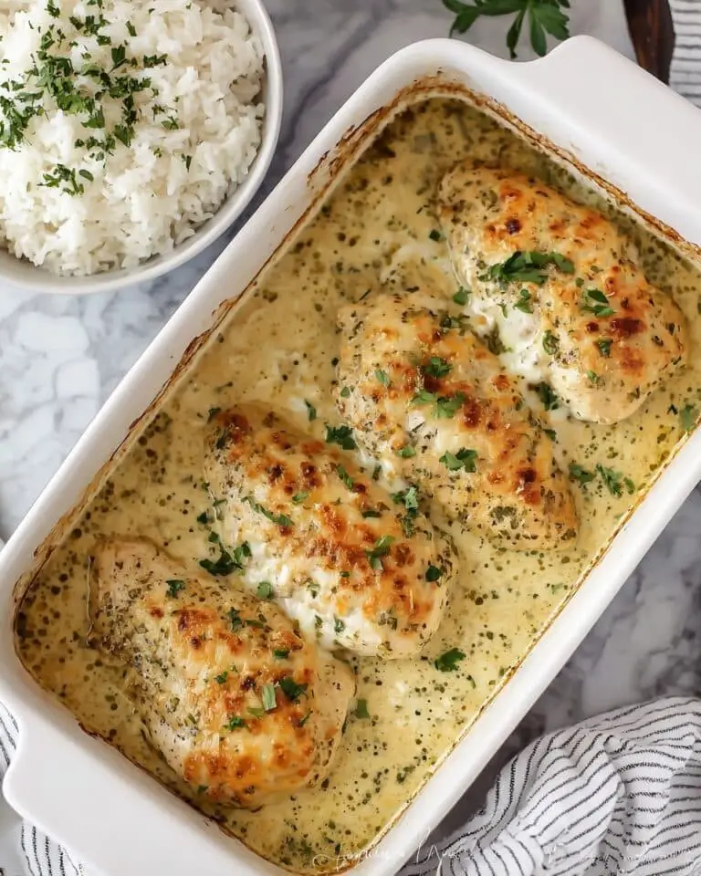 Smothered Cheesy Sour Cream Chicken Recipe
