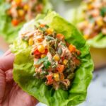 Creamy Chicken Salad with Green Chiles, Bell Peppers, and Cilantro Recipe