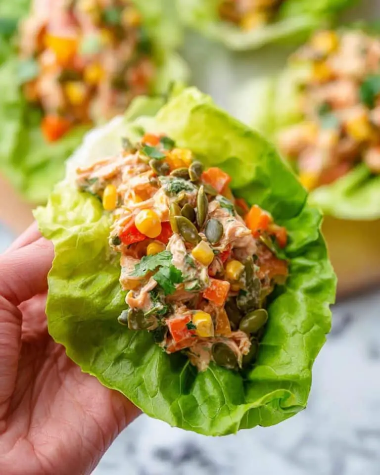 Creamy Chicken Salad with Green Chiles, Bell Peppers, and Cilantro Recipe