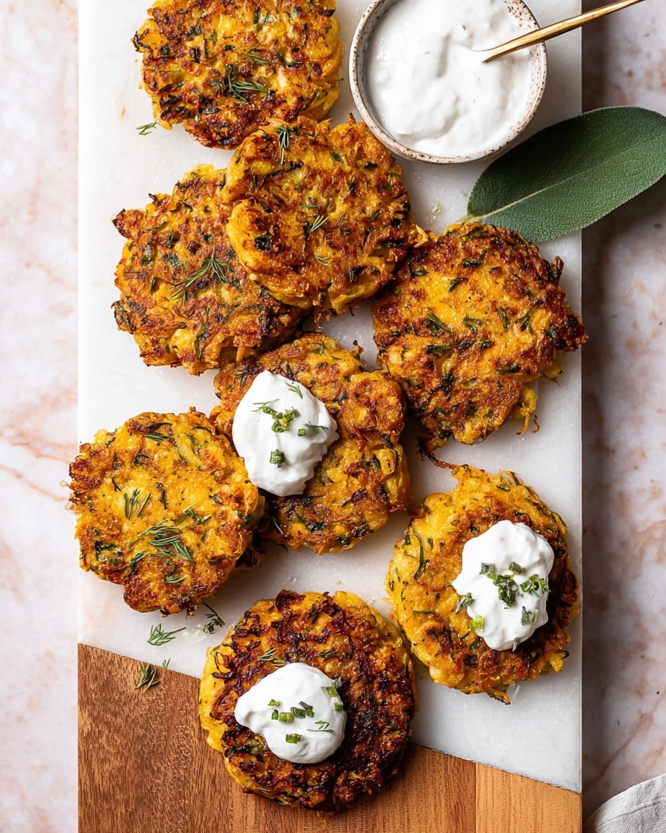 5-Ingredient Butternut Squash Fritters Recipe