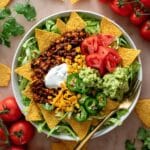 Lentil Taco Salad Recipe