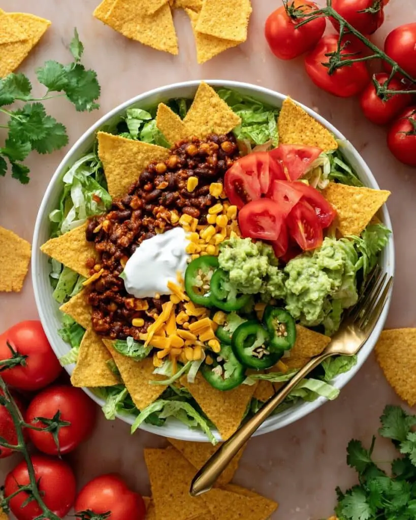 Lentil Taco Salad Recipe