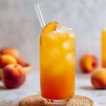 Iced Peach Green Tea Lemonade Recipe