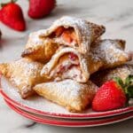 Air Fryer Strawberry Cheesecake Wontons Recipe