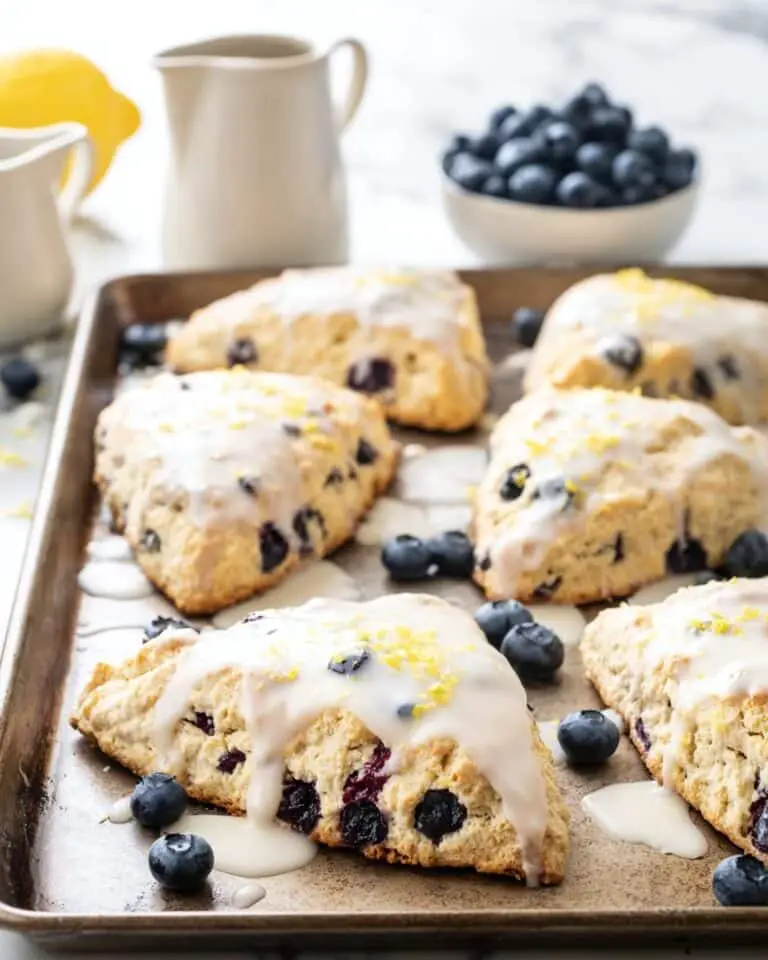 Lemon Blueberry Scones Recipe