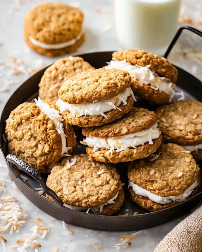 Coconut Oatmeal Cream Pies Recipe