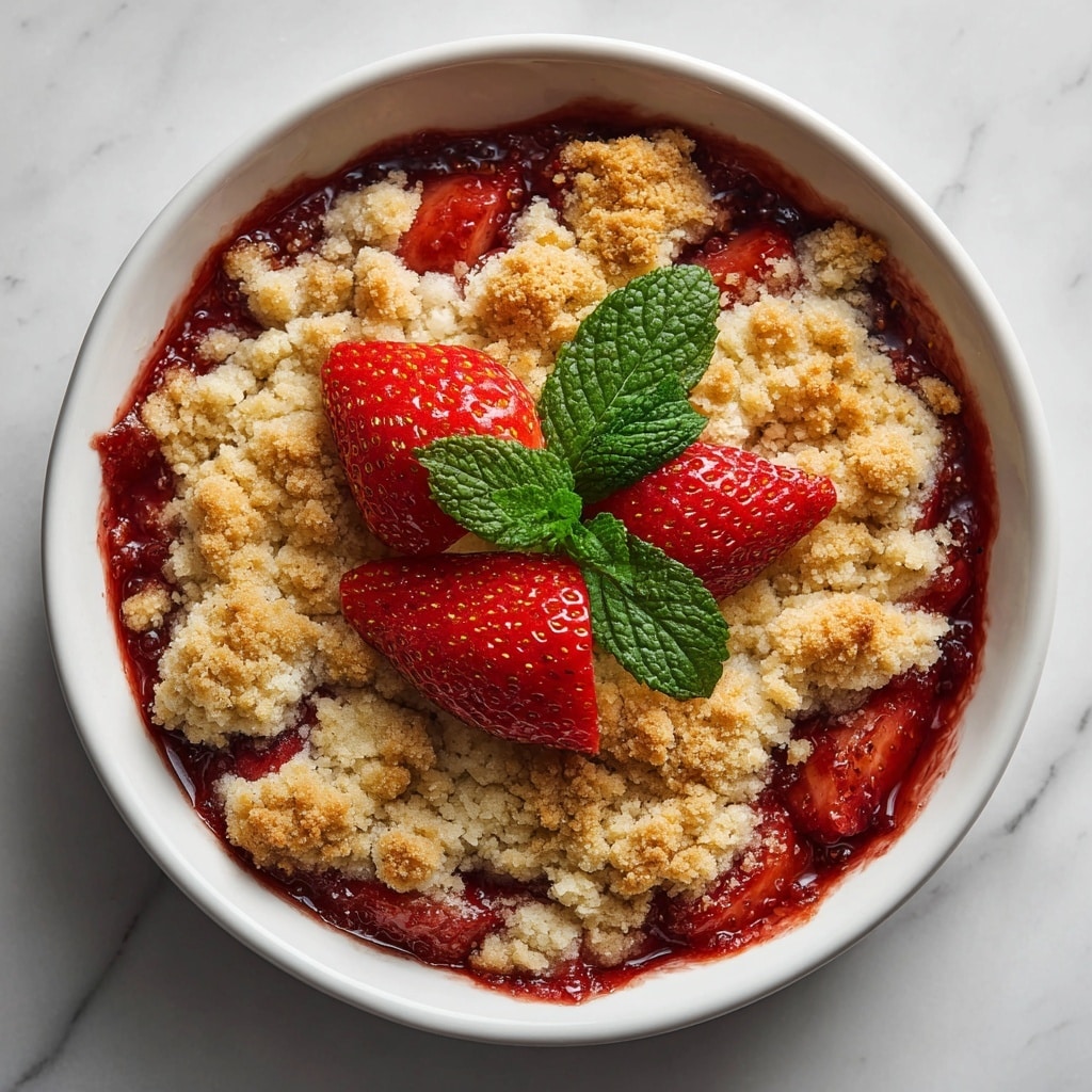 Easy Strawberry Cobbler with Lemon Biscuits Recipe