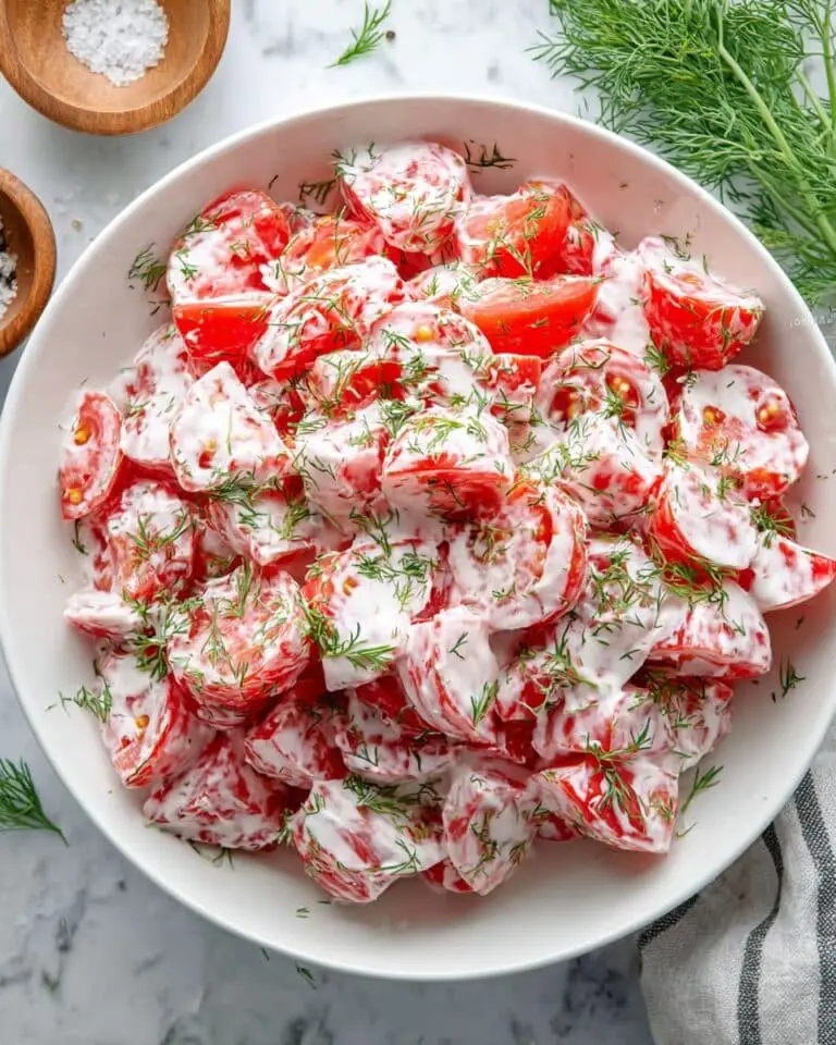 Tomato Garlic Salad Recipe