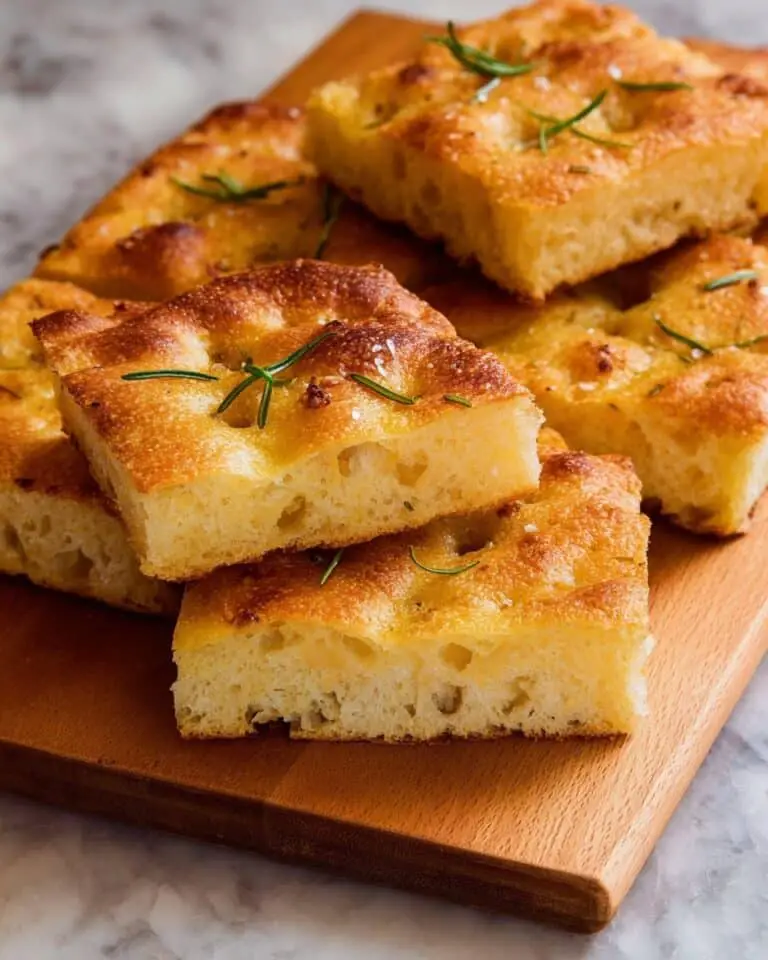 Fluffy Homemade Focaccia Bread Recipe