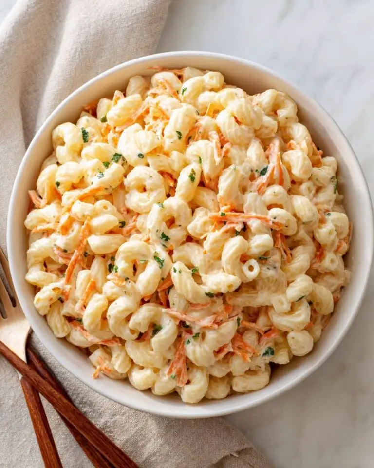 Lighter Hawaiian Macaroni Salad Recipe