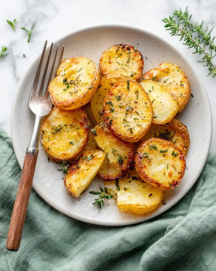 Melting Potatoes with Herbs and Garlic Recipe