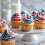 Red White and Blue Cupcakes Recipe