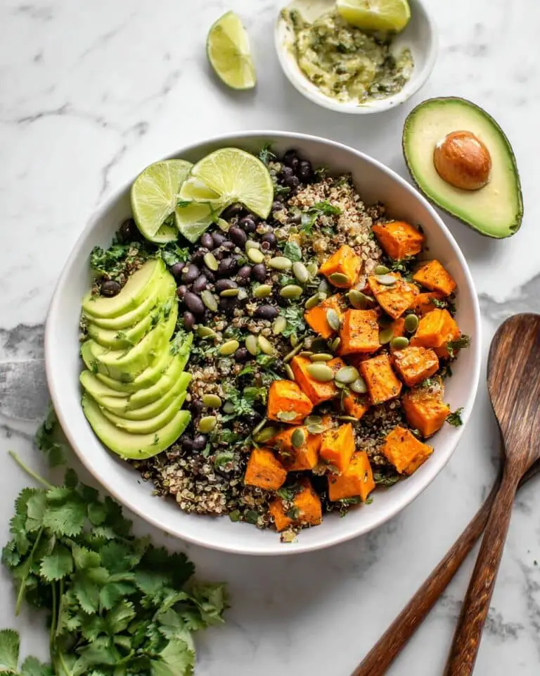 Sweet Potato Black Bean Quinoa Salad Recipe