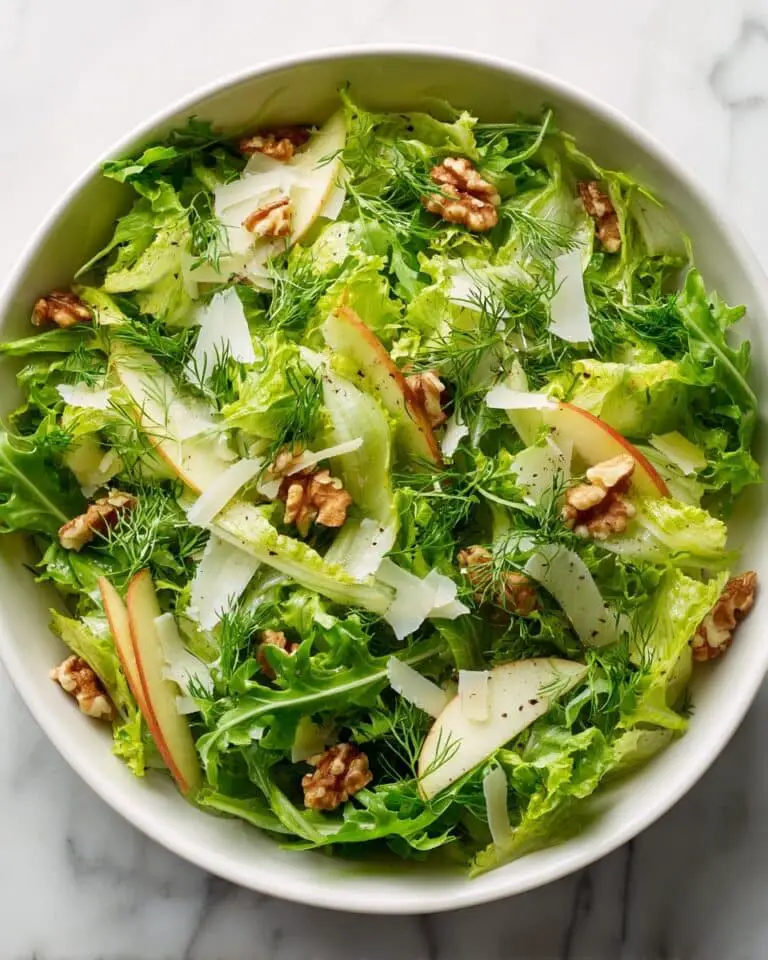 Fennel Apple Salad with Toasted Walnuts and Parmesan Recipe