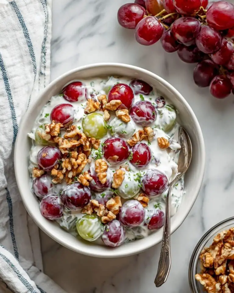 Grape Salad with Candied Walnuts Recipe