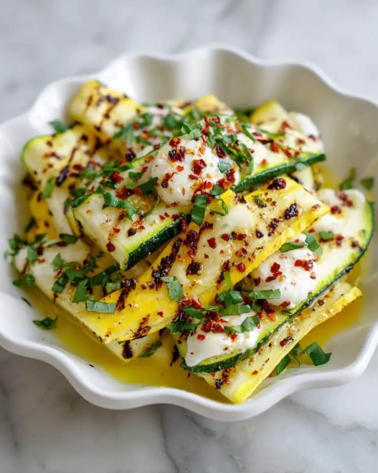 Grilled Zucchini with Burrata Recipe