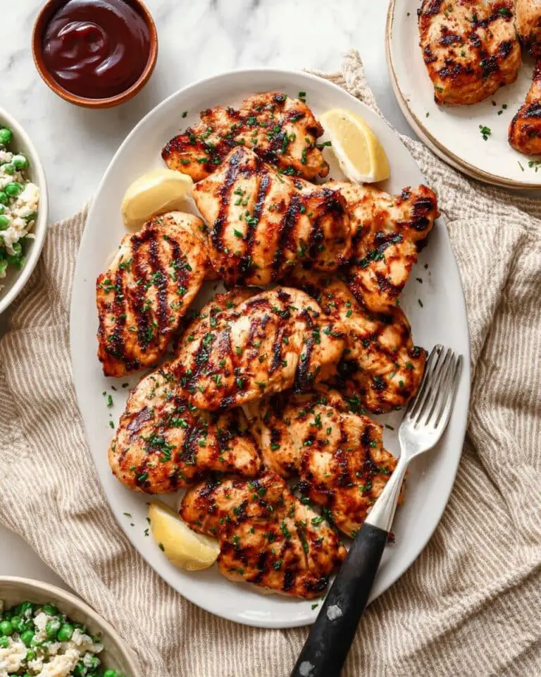 Grilled Chicken Thighs with Balsamic Marinade Recipe