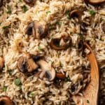 Creamy Mushroom Rice Pilaf Recipe