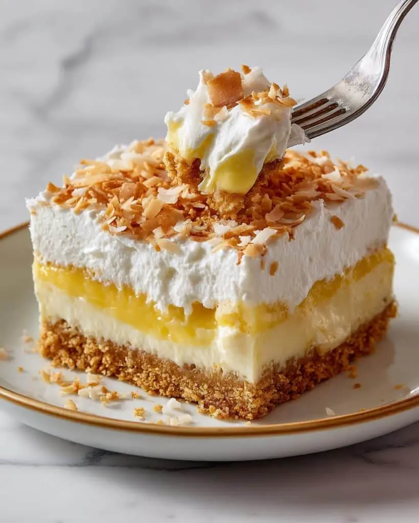No-Bake Pineapple Lush Dessert Recipe