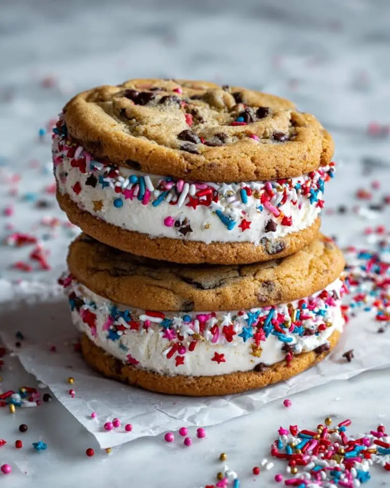 Patriotic Ice Cream Sandwiches Recipe