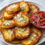 Easy Air Fryer Parmesan Polenta Cakes Recipe