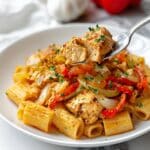 Creamy Chicken Fajita Pasta Recipe