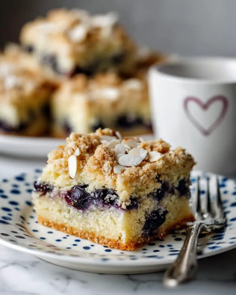 Blueberry Almond Coffee Cake Recipe