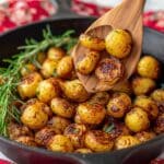 Smoked Baby Potatoes with Burger and Steak Seasoning Recipe