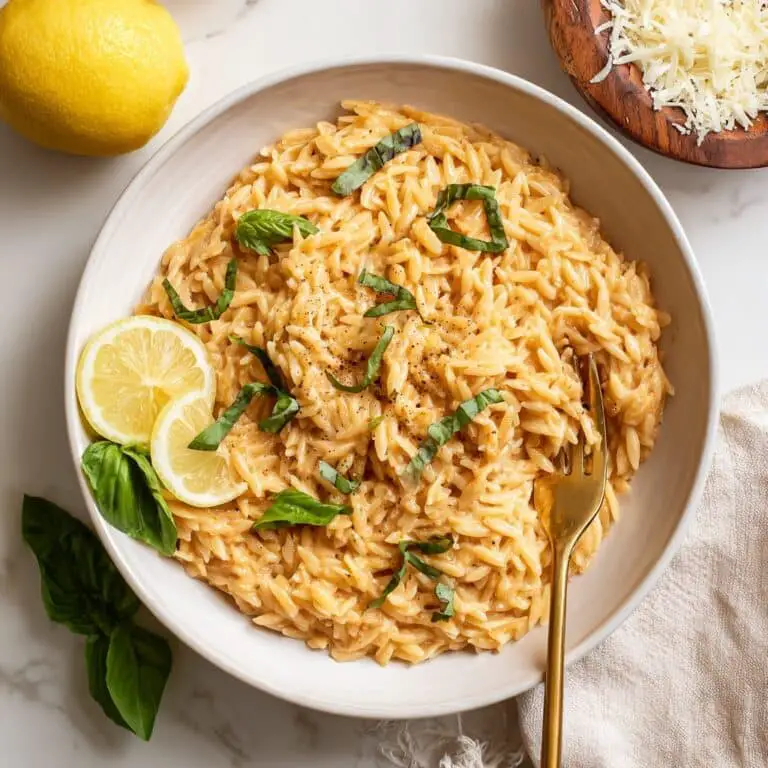 Creamy Lemon Orzo Recipe