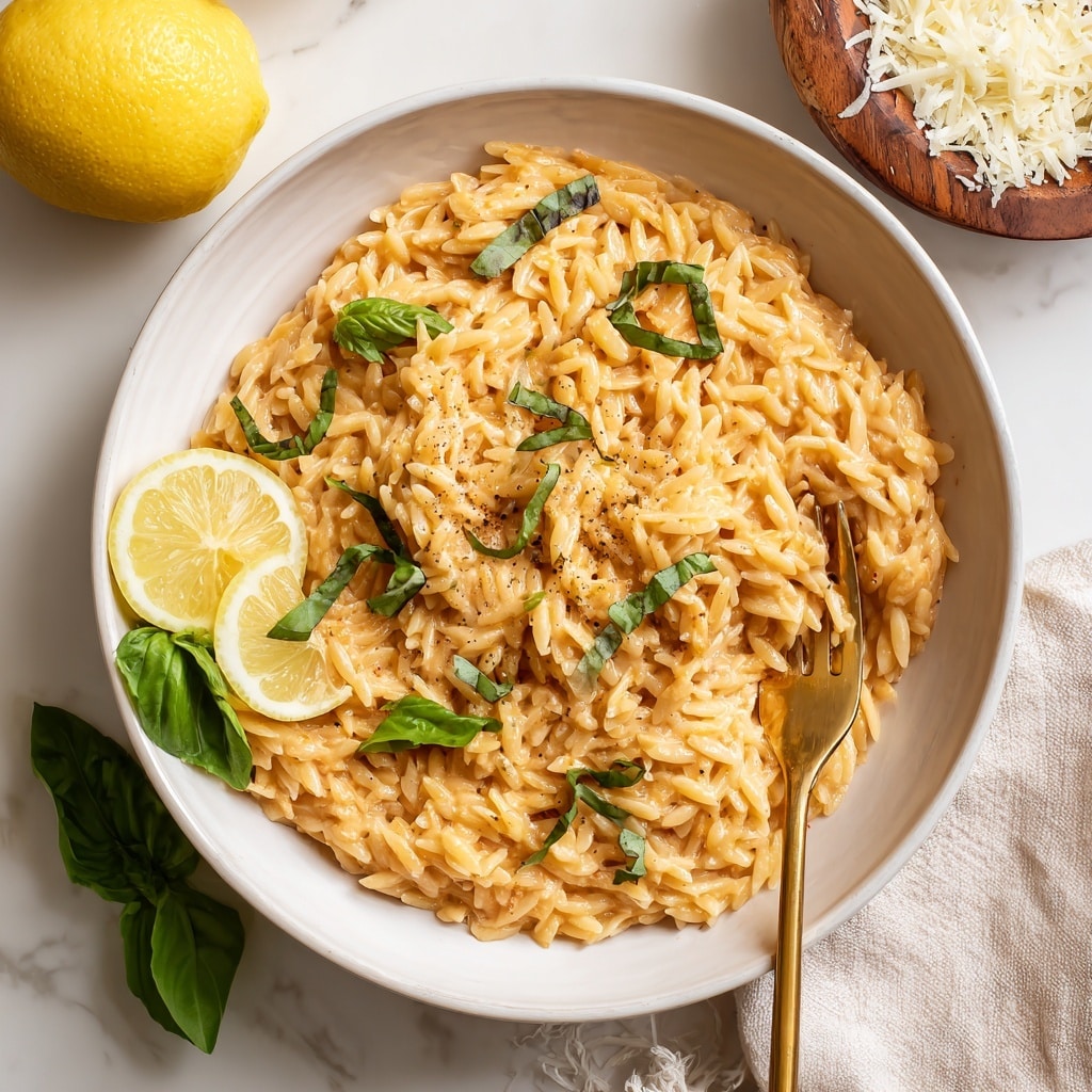 Creamy Lemon Orzo Recipe