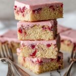 Strawberry Lemon Blondies Recipe