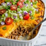 High-Protein Korean-Inspired BBQ Cheeseburger Casserole Recipe