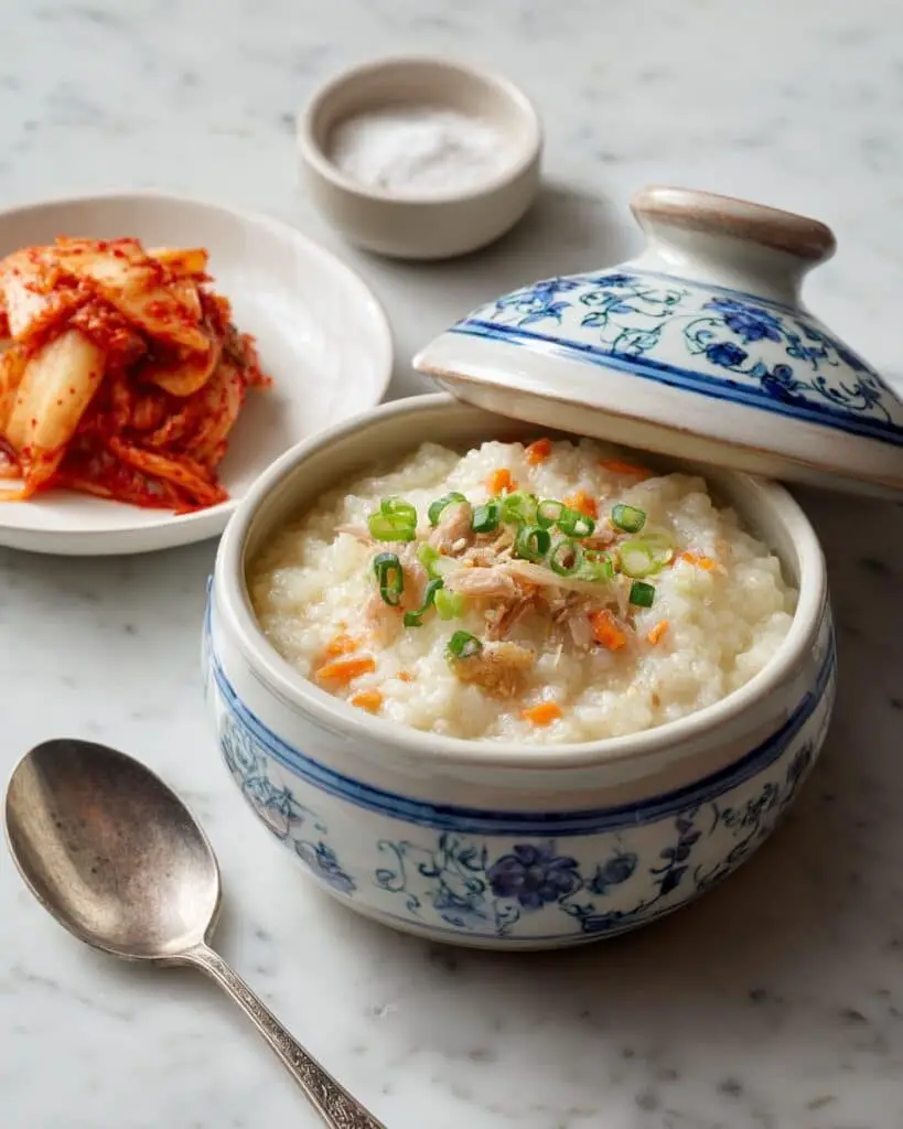 Dakjuk (Korean Chicken Porridge) Recipe