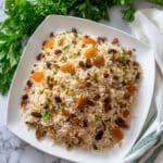 Mediterranean Rice Pilaf with Raisins, Dried Apricots, and Toasted Nuts Recipe