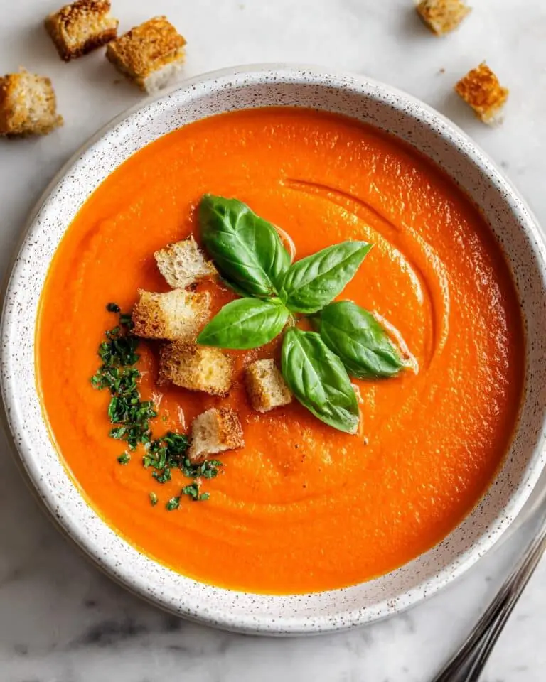 Roasted Tomato Basil Soup Recipe