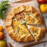 Tomato Galette with Boursin and Parmesan Recipe
