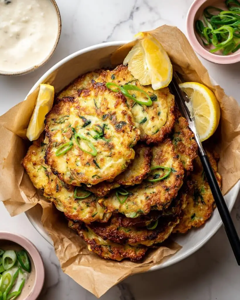 Crispy Zucchini and Carrot Fritters Recipe