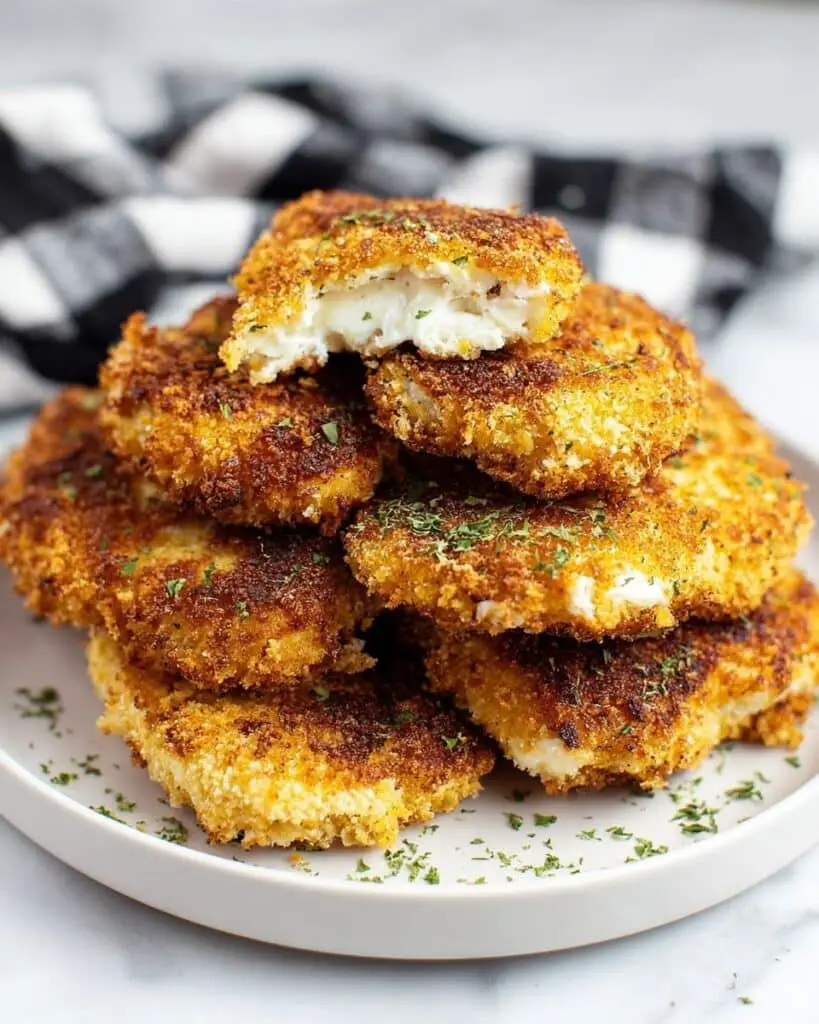 Air Fryer Mozzarella Medallions Recipe