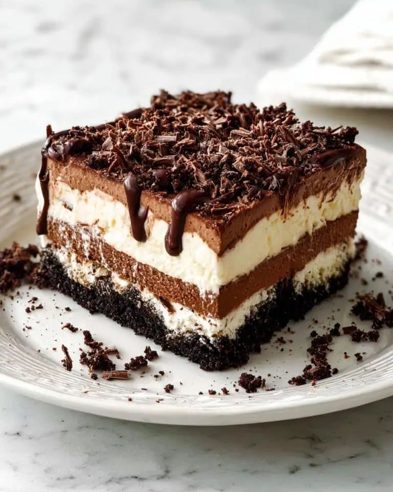 No Bake Chocolate Lasagna Recipe