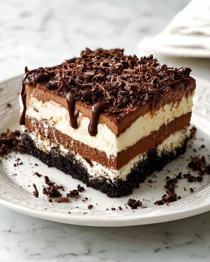 No Bake Chocolate Lasagna Recipe
